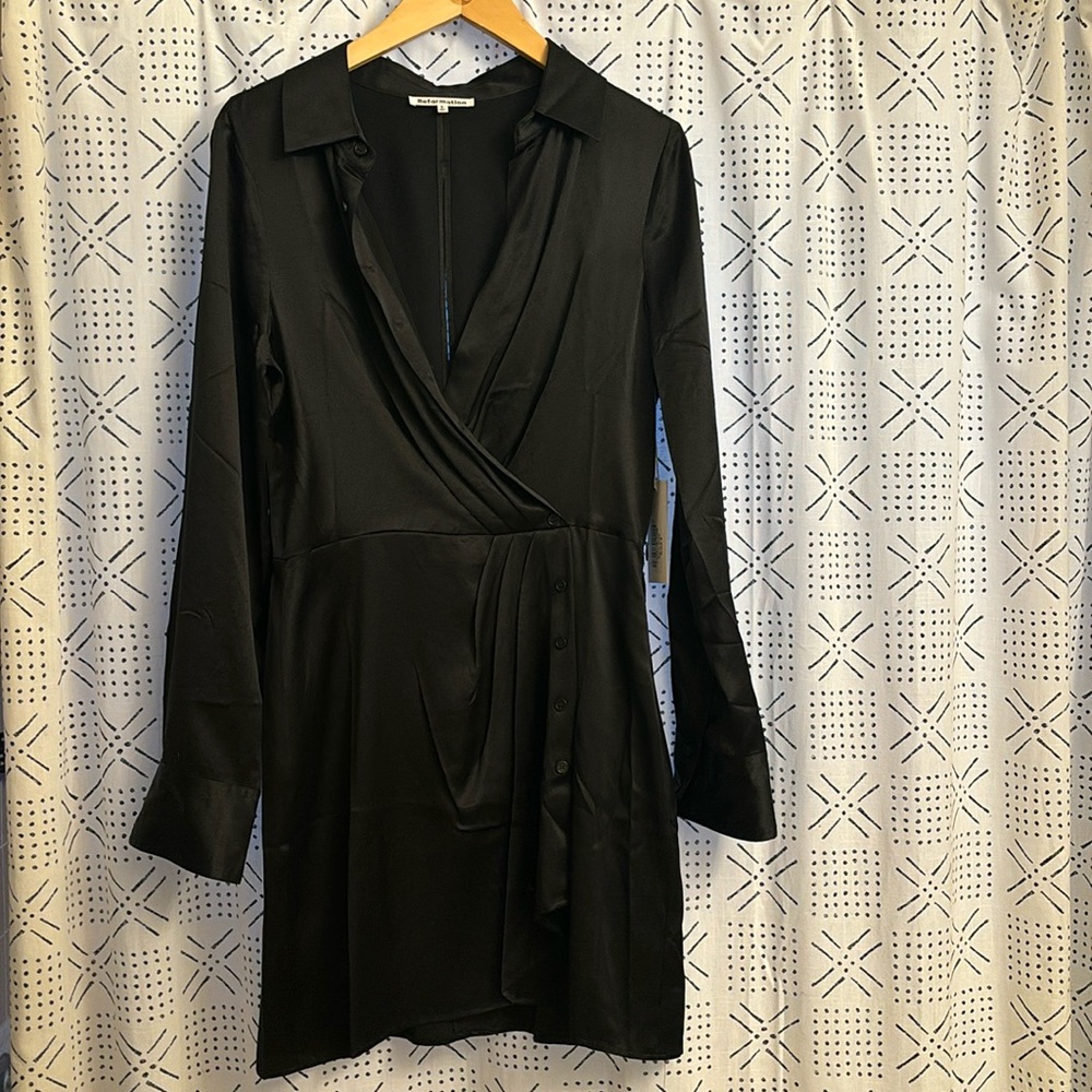 NWT-Reformation Alaina silk dress- Size 8